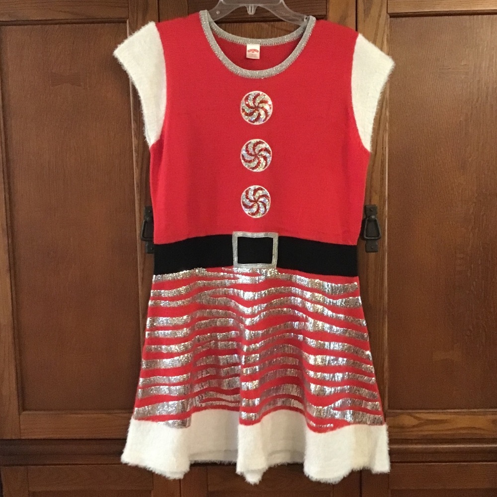 Holiday Christmas sweater dress